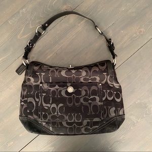 Coach Signature Hobo Shoulder Bag Purse